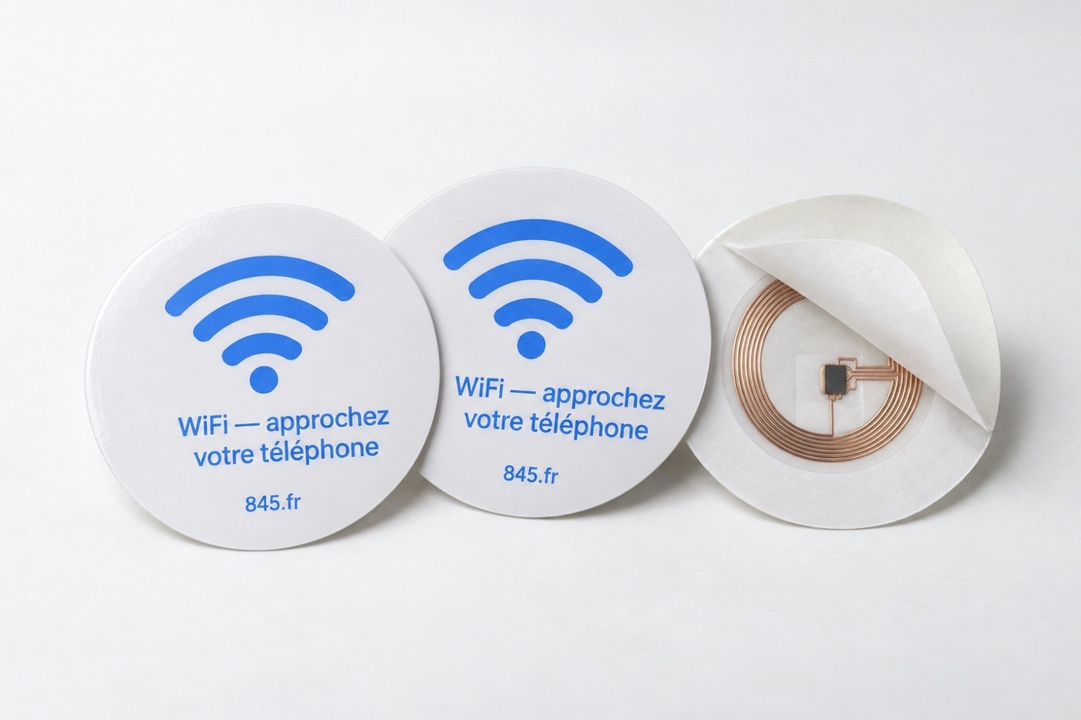 Stickers NFC WiFi (lot de 3)